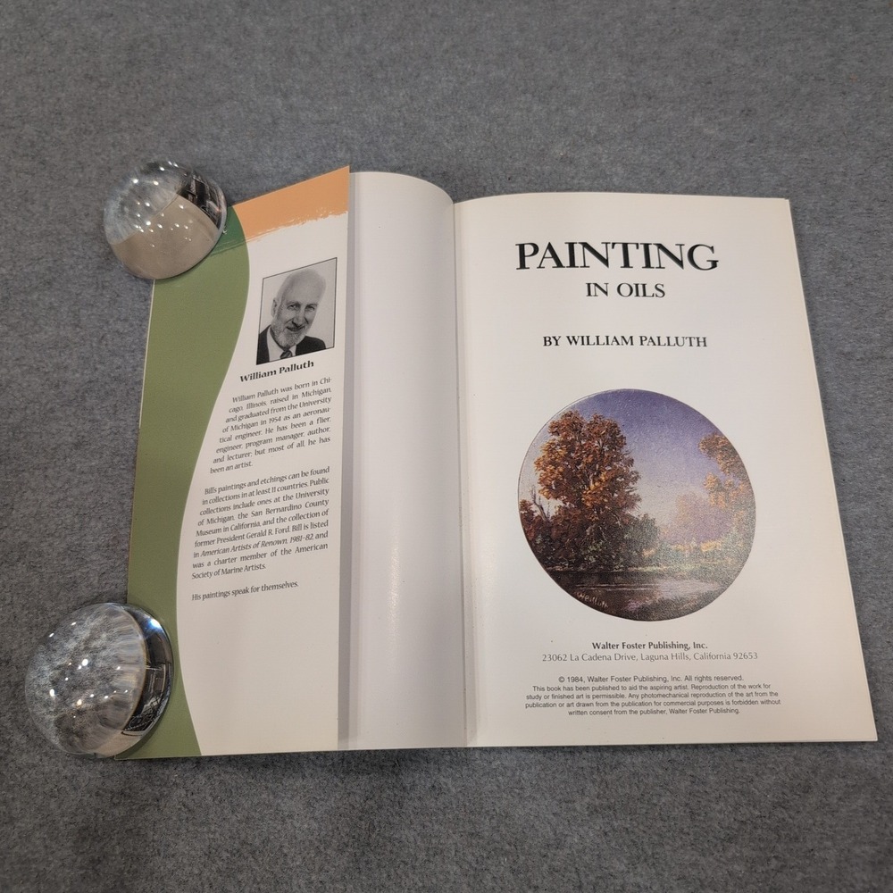Walter Foster Painting in Oil Artist Library Series William Palluth Art Book - Picture 3 of 4